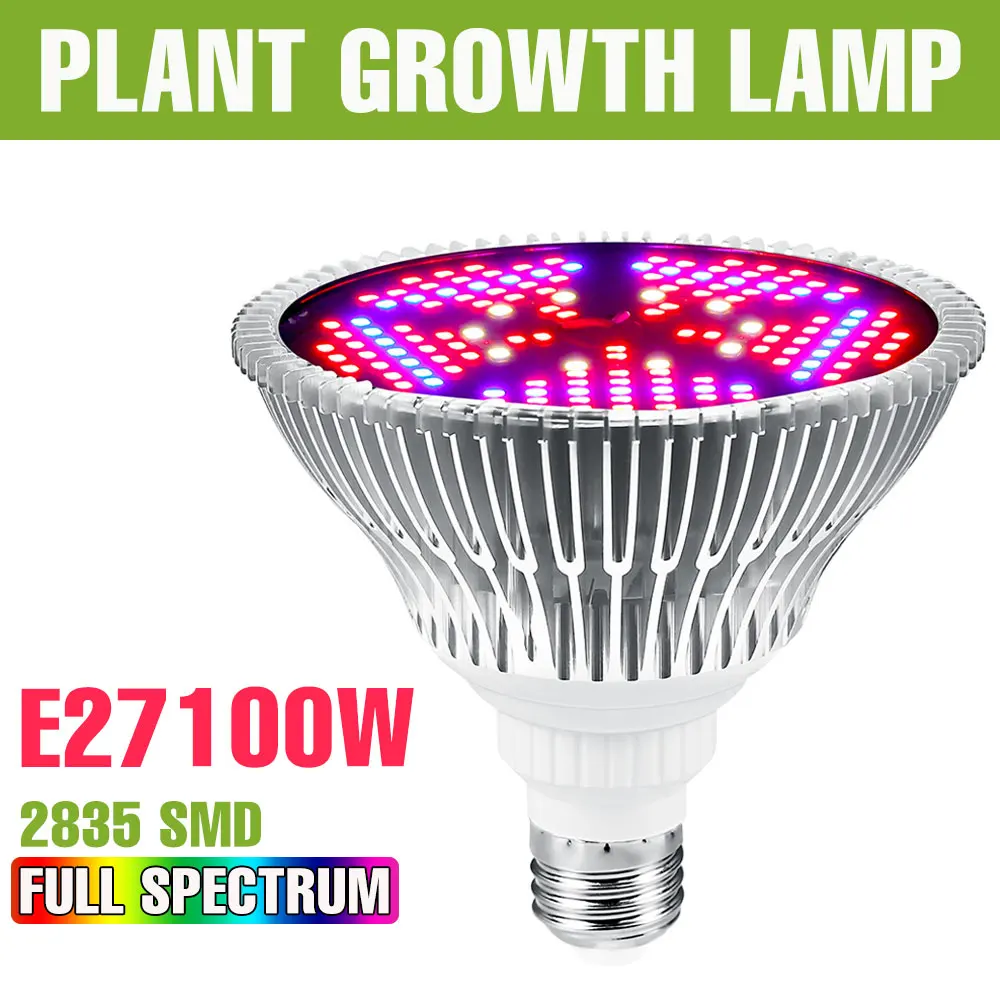 150W E27/E14 LED Grow Light Volledige Spectrum Plant Lamp UV IR Indoor Bloem Vetplanten Groente Teelt Groei Lamp AC110-240V