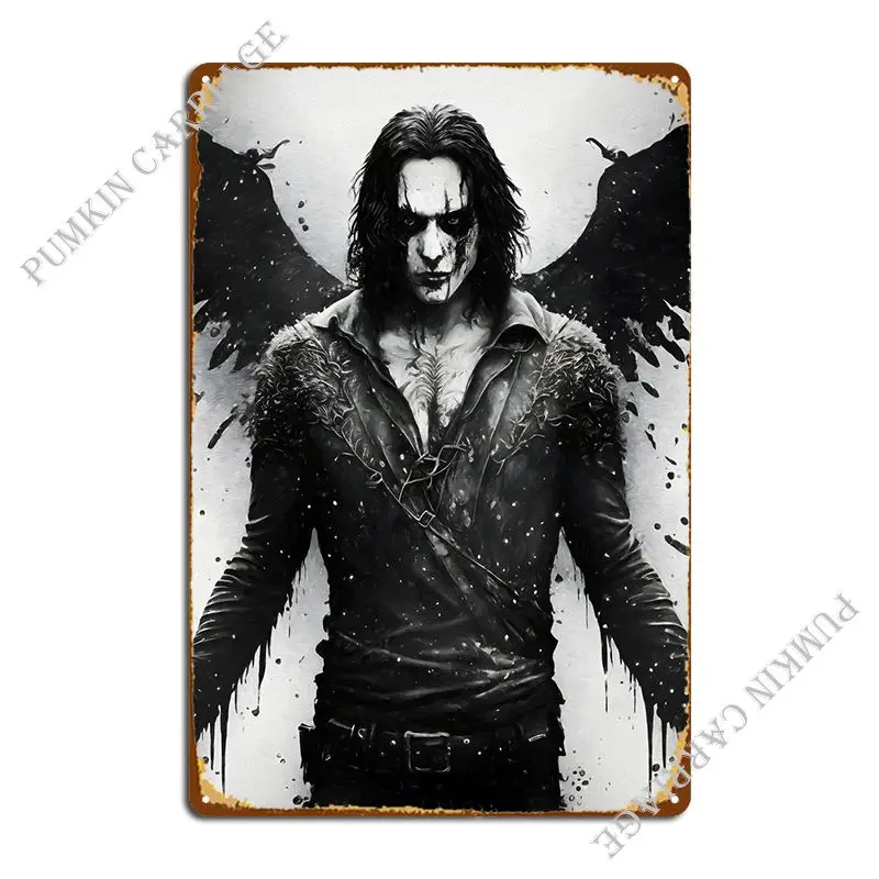 

Eric Draven Metal Plaque Poster Printing Wall Plaque Wall Decor Printing Wall Decor Tin Sign Poster