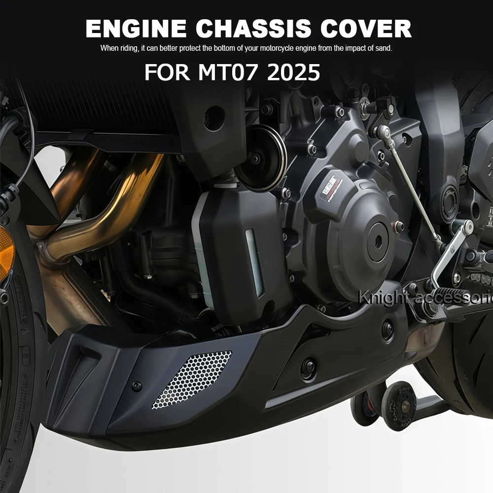 

For MT07 MT-07 MT 07 2020-2025 Motorcycle Engine Protection Cover Chassis Under Guard Skid Plate Accessories mt07