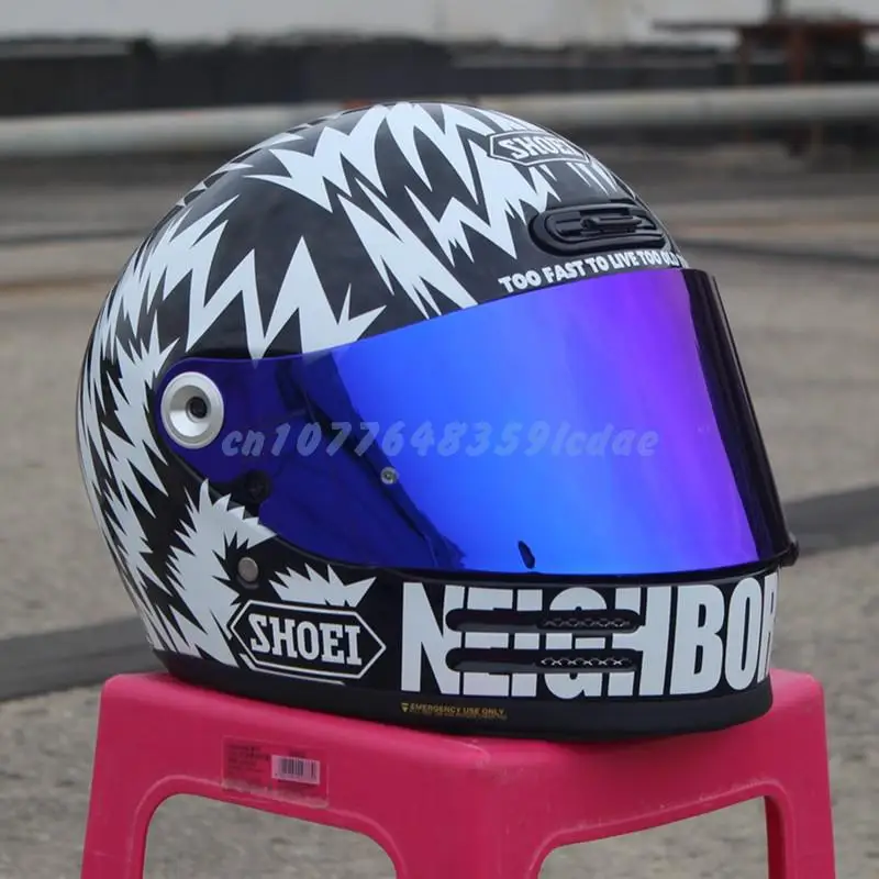 GLAMSTER Classic Retro Full Face Helmet, For Harley Cruise Leisure Motorcycle and Road Racing Protective Helmet Marquez