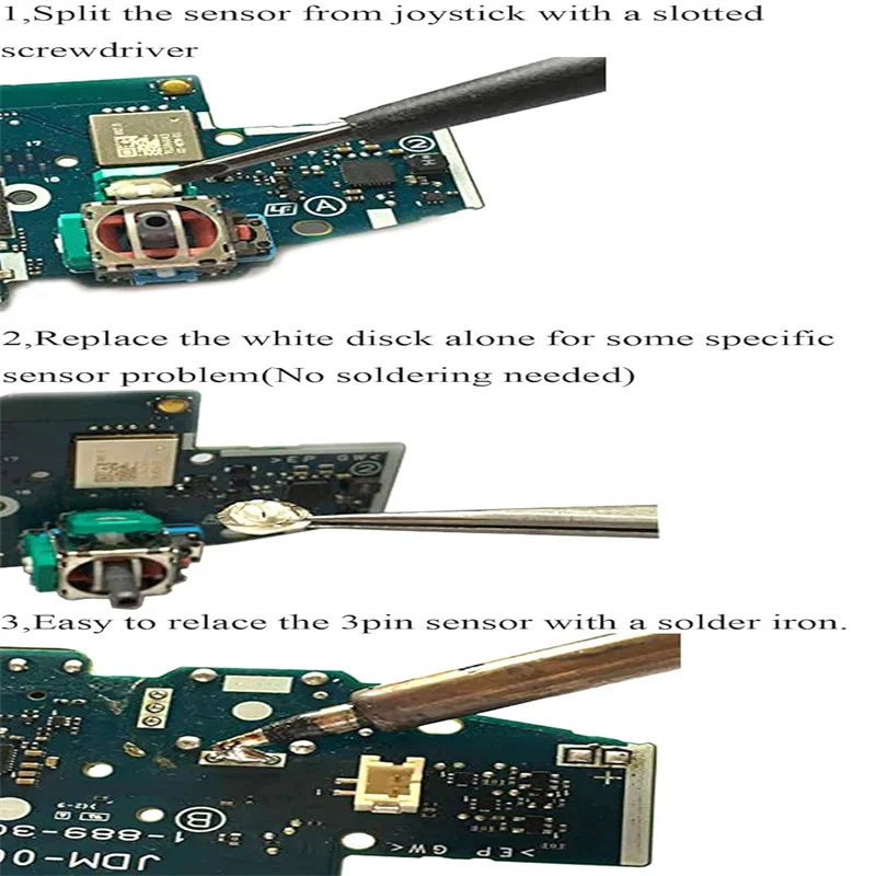 10pcs Trimmer Potentiometer Sensor Joystick Replacement Xbox One PS3 PS4 SwitchPro Controllers Trim Pot Resistors Repair Parts