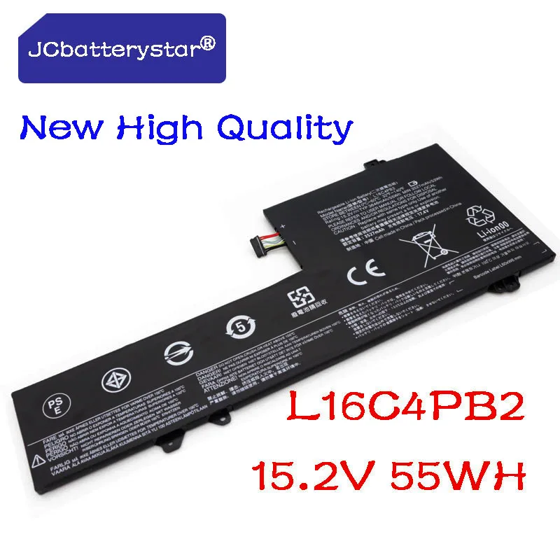 Bateria do Portátil para Lenovo Ideapad jc Novo L16c4pb2 L16m4pb2 L16l4pb2 720s14ikb V720-14 K4280 Series Notebook 15.2v 55wh