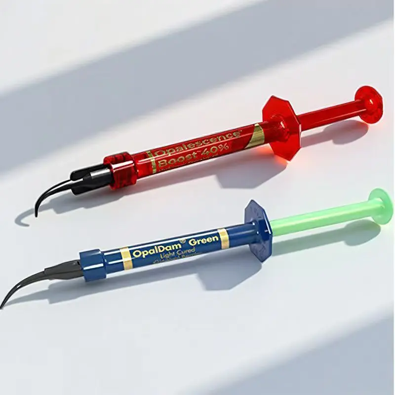 مادة طب الأسنان بيروكسيد الهيدروجين جل تبييض الأسنان 40% حاجز معالجة الضوء الراتنج عيادة الأسنان مجموعة تبييض الأسنان المحددة #5