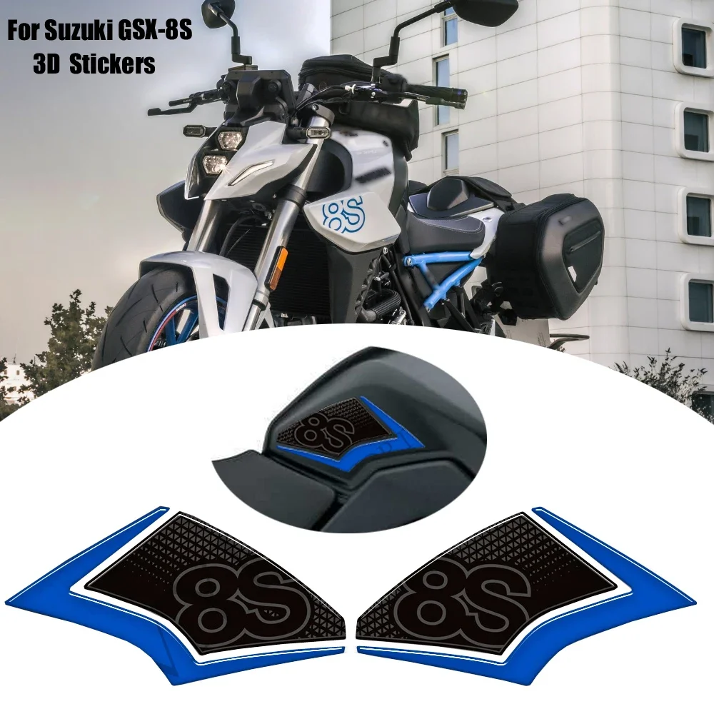 

Motorcycle For Suzuki GSX-8S GSX8S GSX 8S 800 Tank Knee Pad Grips Stickers Decals Protection Gas Fuel Oil Kit 2023 2024