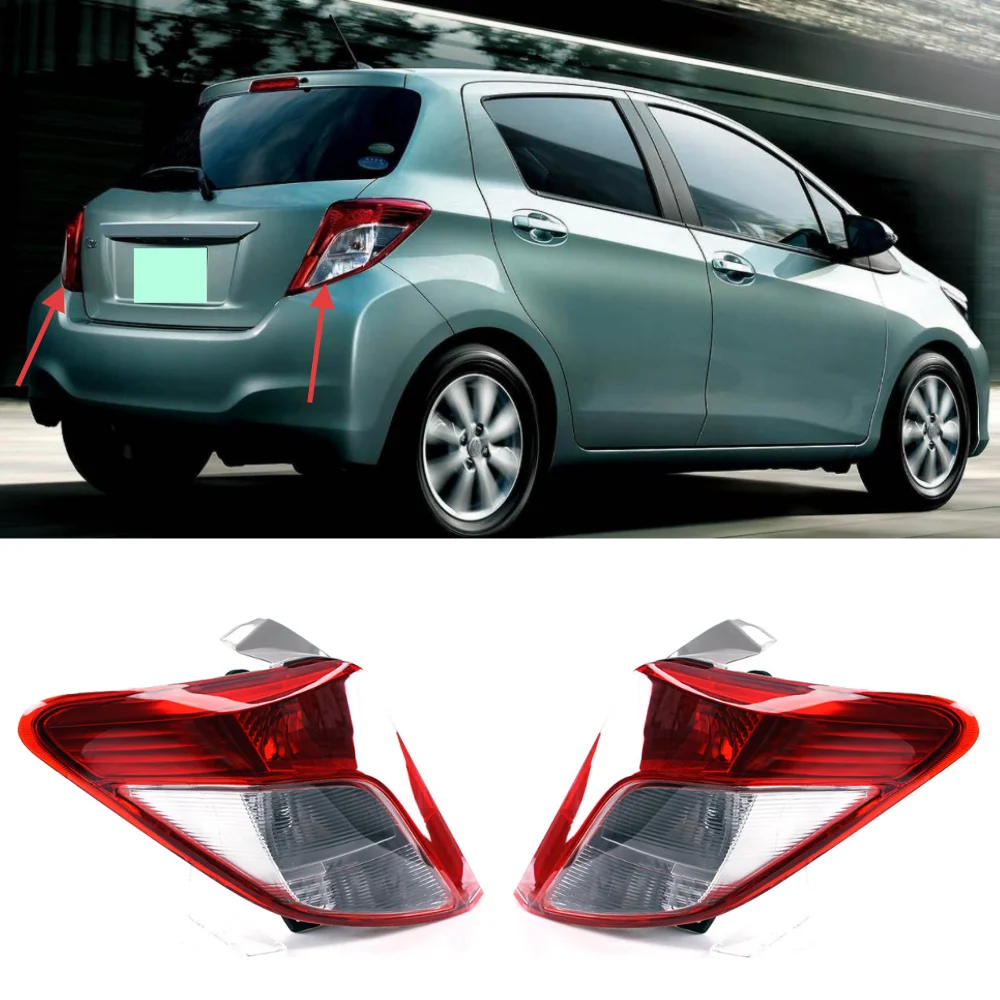 

Для Toyota VITZ 2012-2014 задний бампер автомобиля без лампы тормозной фонарь в сборе OE: 81560-52741