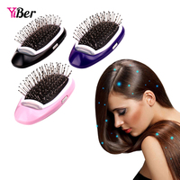 Portable Electric Ionic Hairbrush Negative Ions Hair Comb Brush Hair Modeling Styling Hairbrush