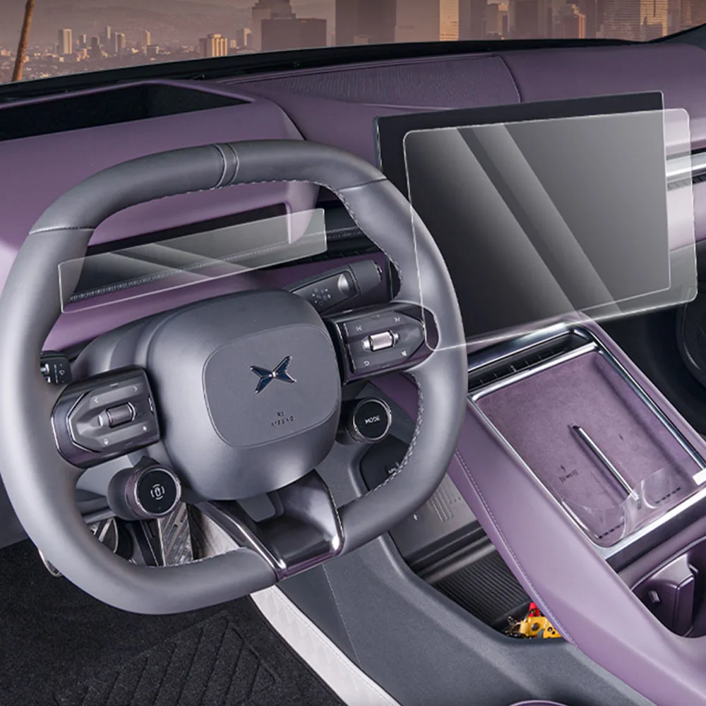 

Для нового навигационного экрана Xpeng P7 2025 с пленкой из закаленного стекла высокой четкости, автомобильные детали, защитная пленка для экрана прибора