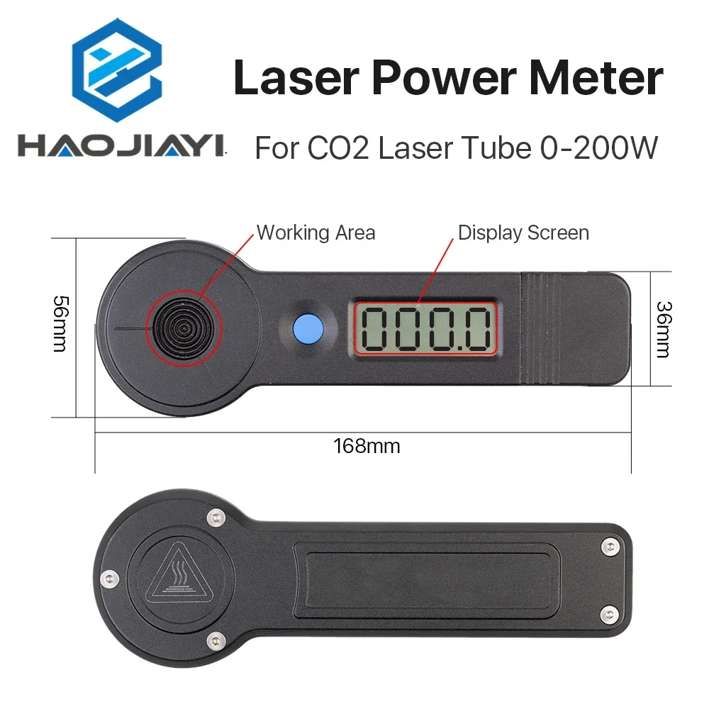 0-200W High Accuracy Handheld Power Meter HLP-200B CO2 Laser Tube Dynamometer for Co2 Laser Engraving & Cutting Machine