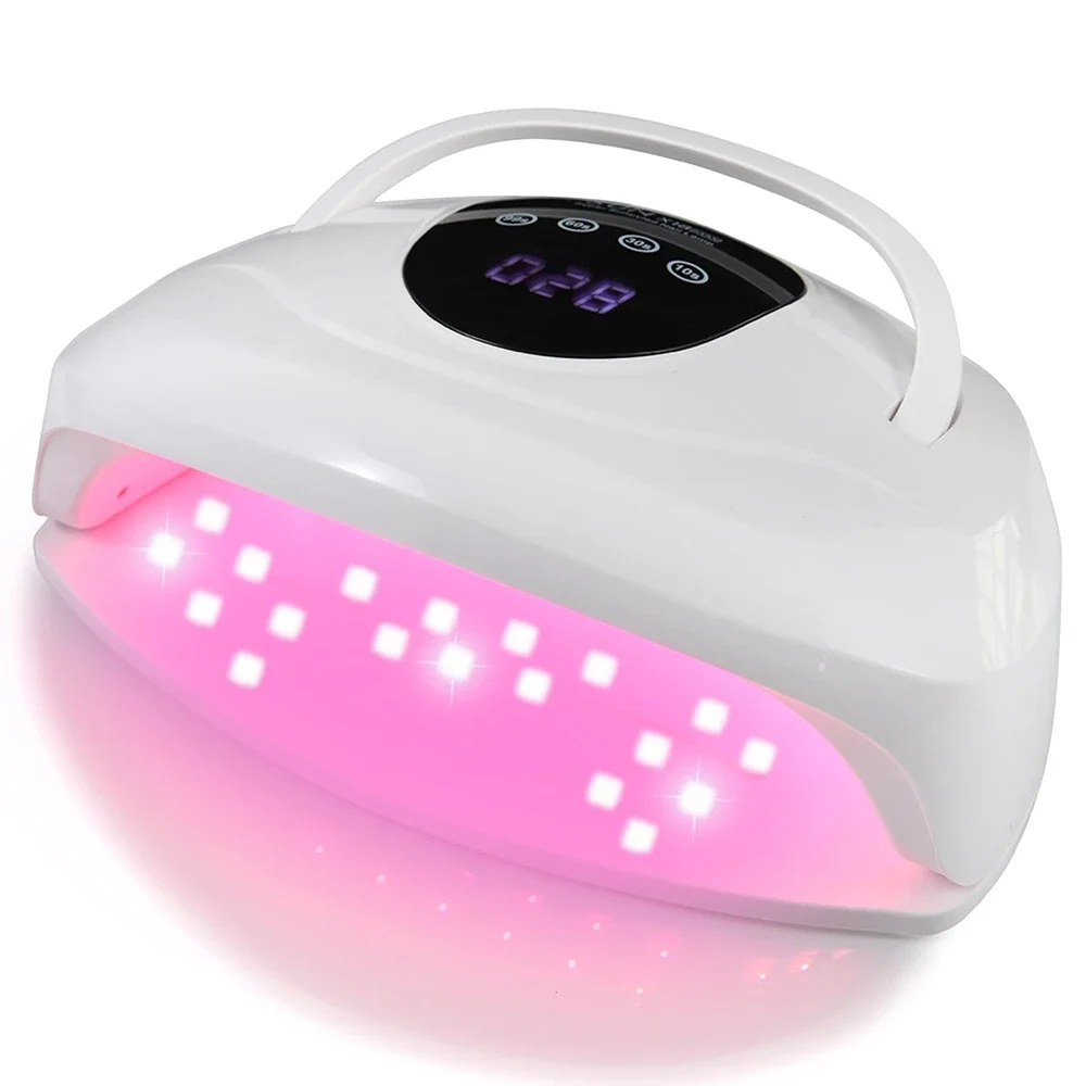 320 W SUN X18MAX Leistungsstarke UV-LED-Nagellampe für Maniküre, Gel-Nagellack-Trocknungsmaschine mit großem LCD-Touch-Nageltrockner mit automatischem Sensor