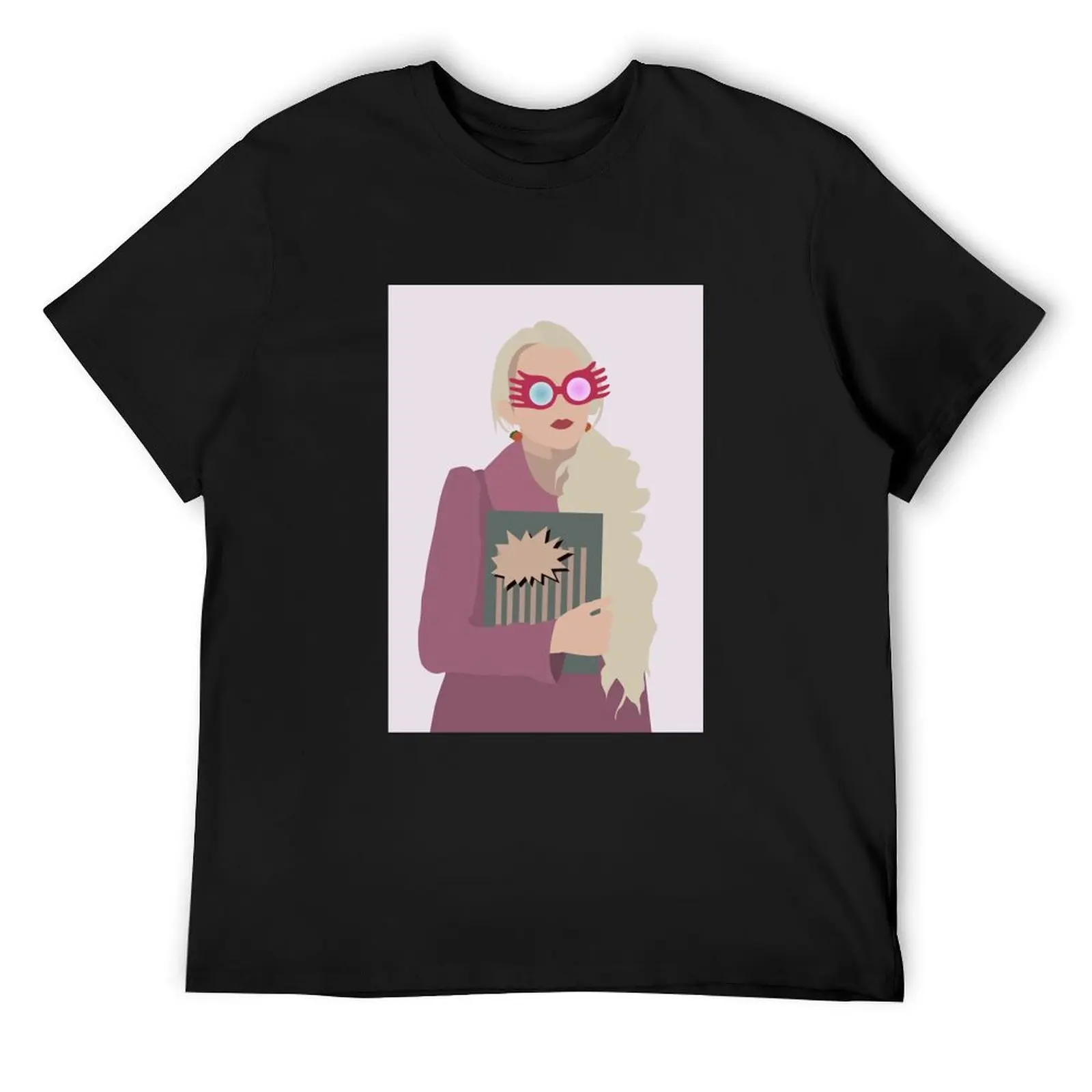 

Luna Lovegood with Spectrespecs and Quibbler T-Shirt vintage anime shirt vintage t shirts blue lock T-shirt men