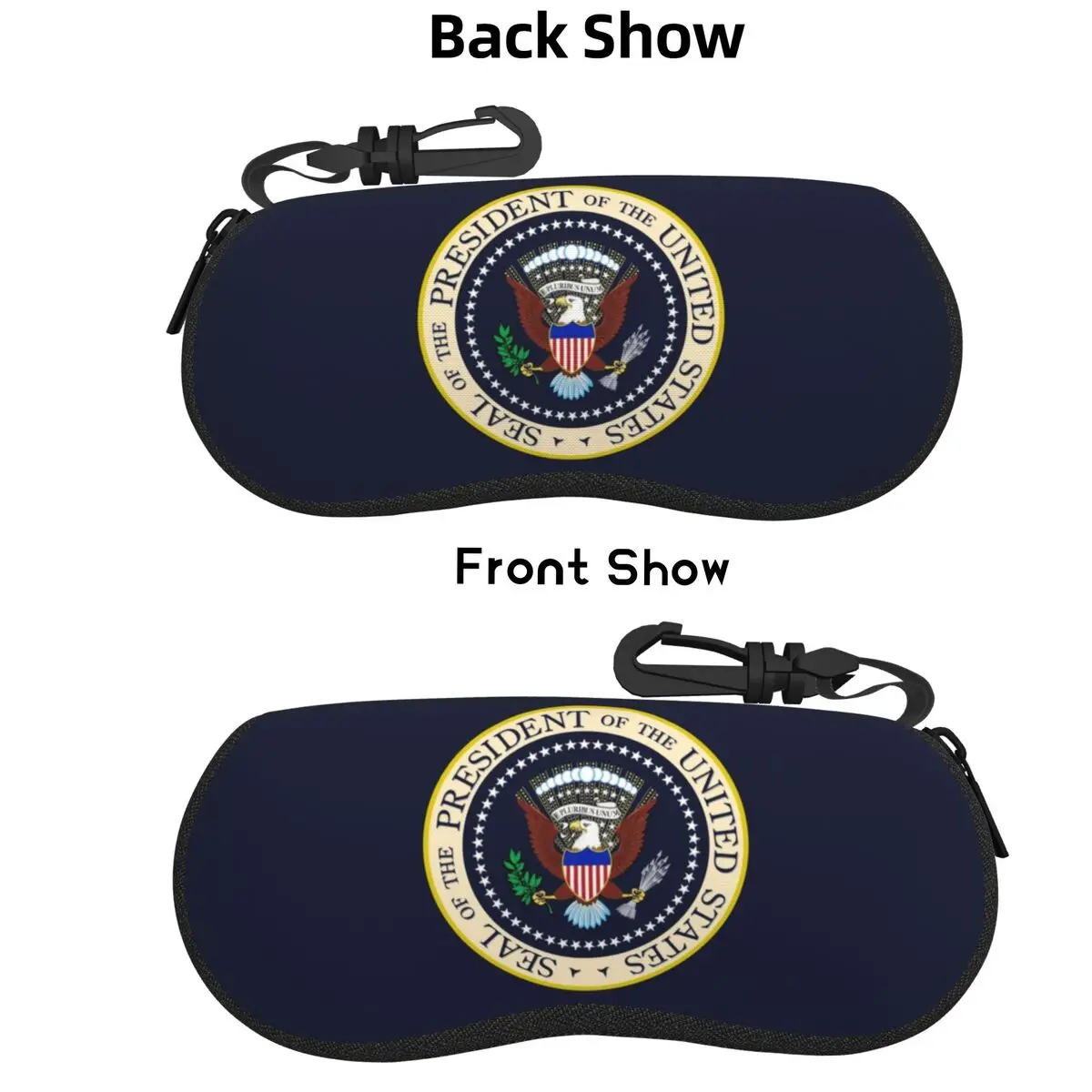 

Seal Of The President Of The United States Shell Glasses Case Protector Sunglasses Box Women Men Soft Eyeglass Bag Pouch
