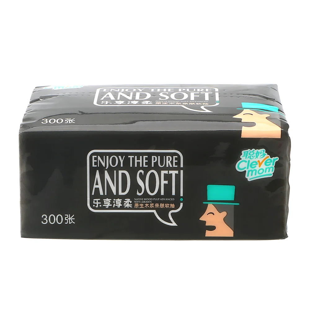 Dinner Table Napkins Disposable 4 Layers 300 Sheets Toilet Paper Household Pure Wood Pulp Paper Towel Tissue
