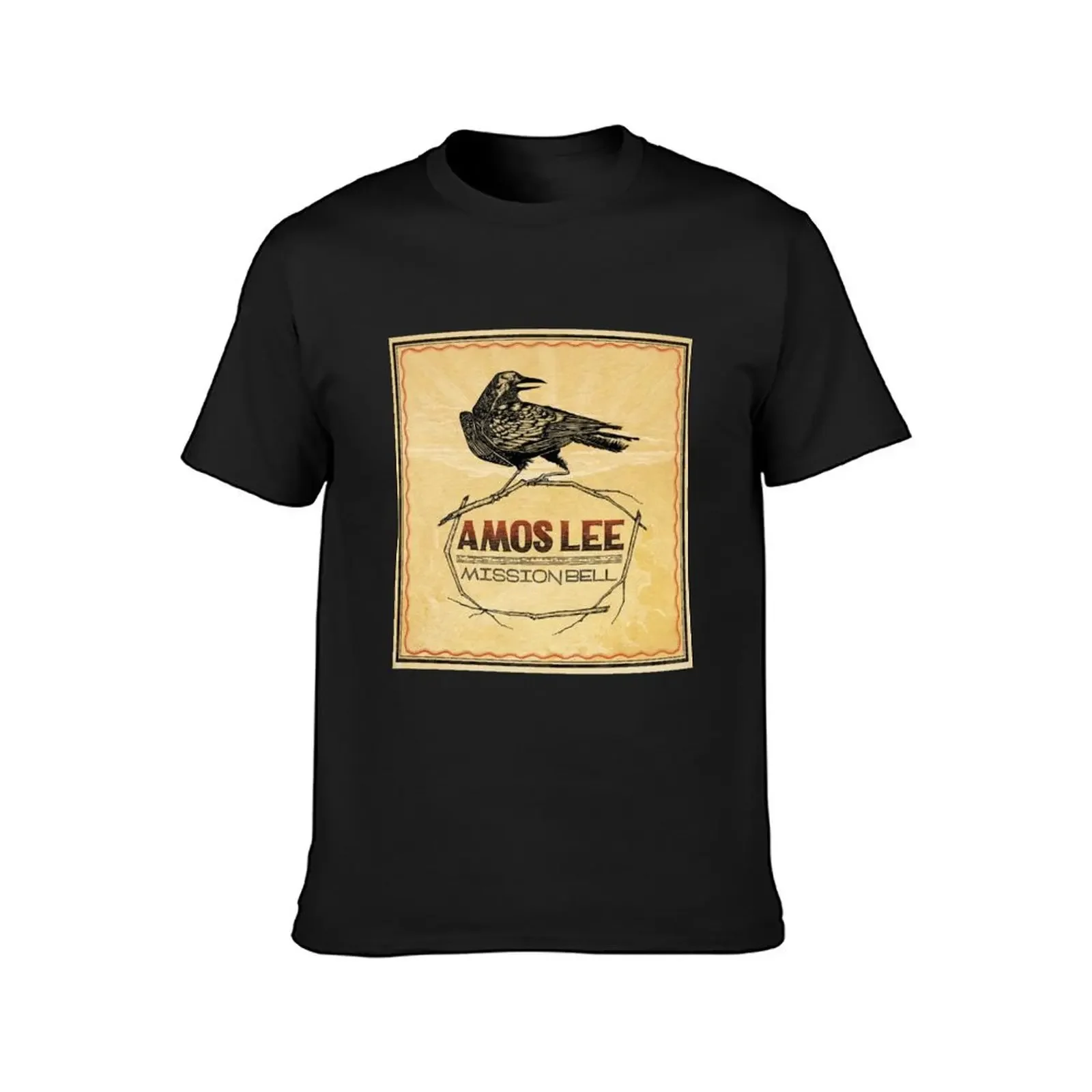 Amos Lee mission bell T-Shirt tees baggy shirts blacks Louboutins oversized t shirt men