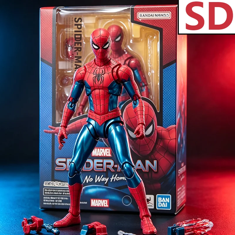 Original Ct Toys Spiderman Mafex 075 The Amazing Spider-Man Comic Ver Anime Action Figure Model Gifts Toys
