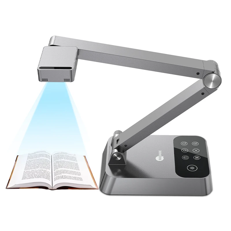 A3 Document Camera Scanner|20MP 8K Visual Presenter With Projection Real-Time Scanning & OCR|Compatible With  OS