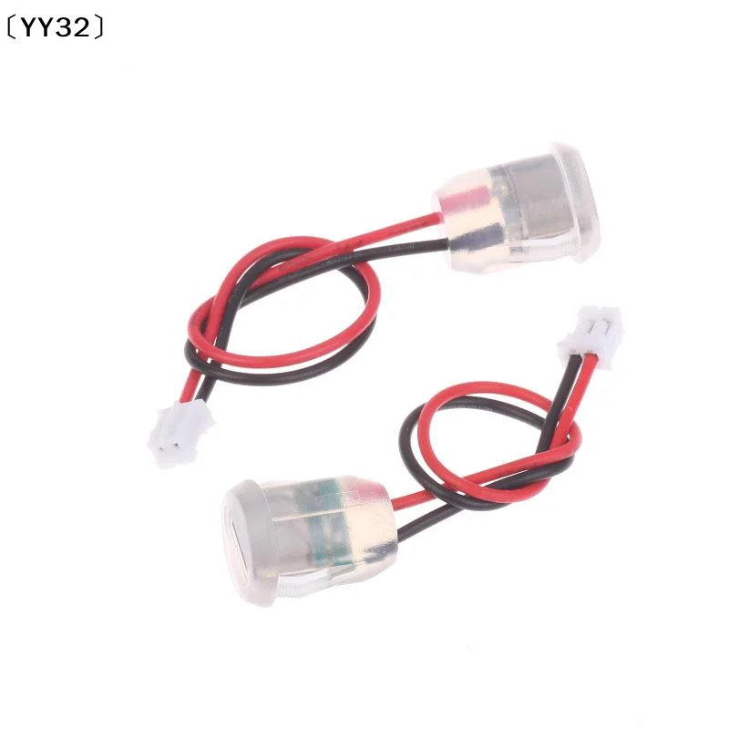 1/3/5Pcs Type C Female Socket Jack Connectors Waterproof 2 Wire Pigtail Cable With LED Lights 3A 5V Fast Charger Power 〔YY32〕