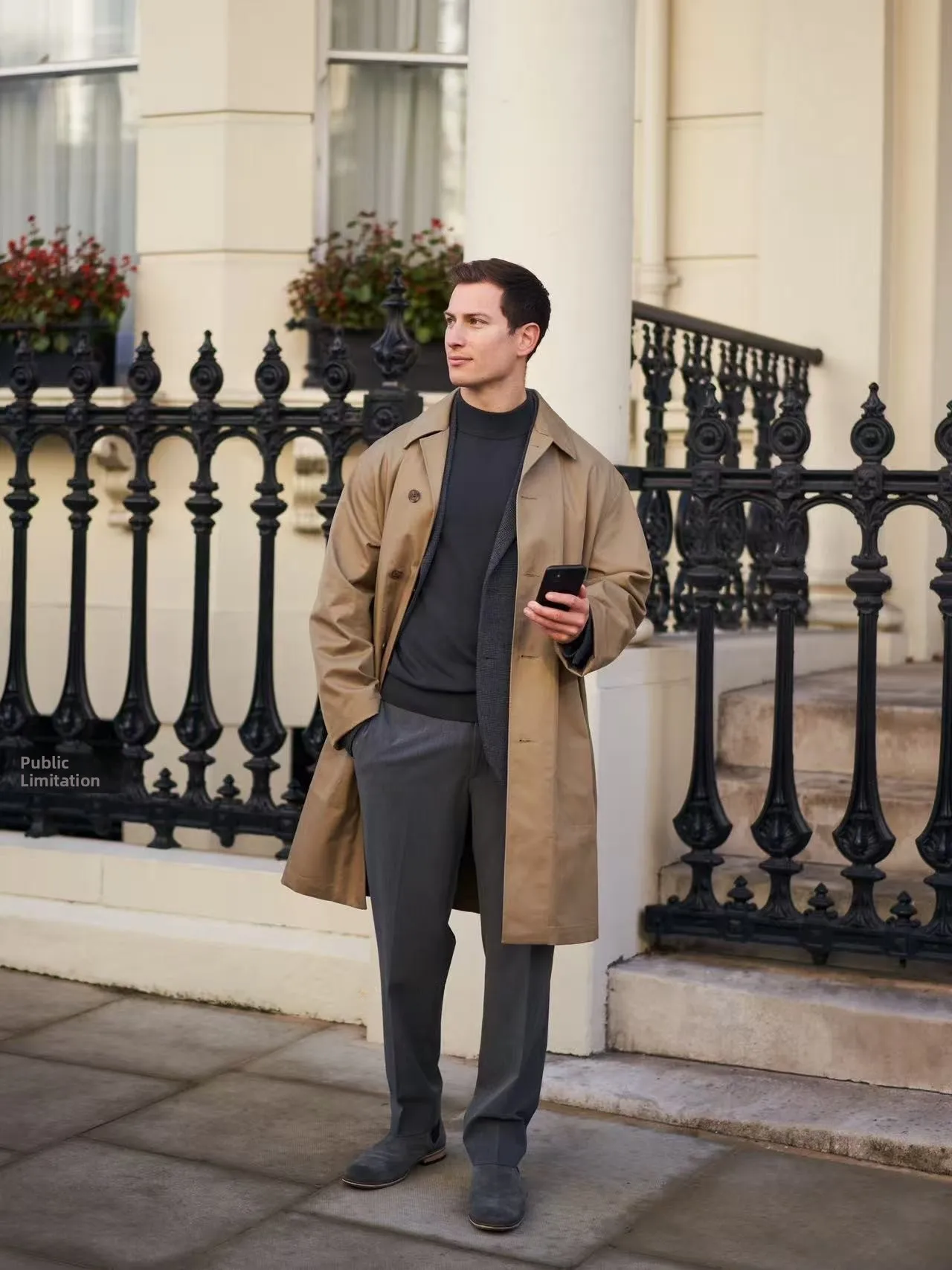 

Мужская трикотажная одежда с высоким воротником Island Home, 100% мериносовая шерсть, термобелье, теплая, осенняя, модная одежда