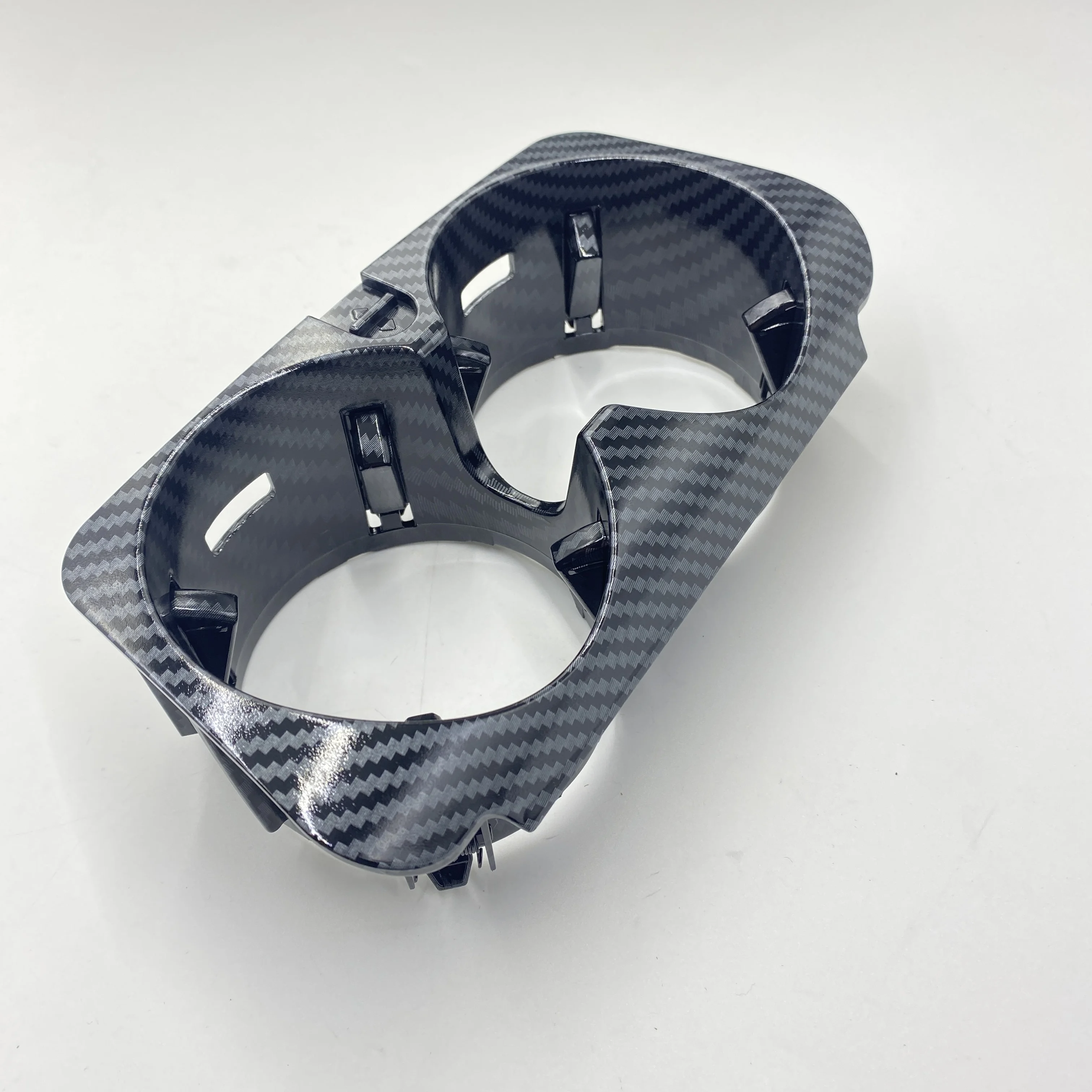 Carbon fiber pattern is suitable for Mercedes-Benz W205, W213, W253, W447, W467 center console cup holders A2056800691