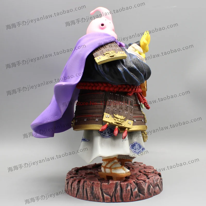 Dragon Ball PVC Bonecas Colecionáveis, Estatueta Lk Buu com 2 Cabeças, Gordura Majin Buu, Figura Samurai, Estátua Gk, Brinquedos Modelo, 27cm