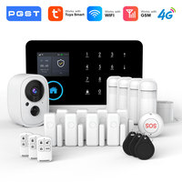 PGST 103 2.4 inch Screen 4G 2G WIFI GSM Home Bulgar Security System for Home 433MHz APP Control RFID Card with PIR Motion