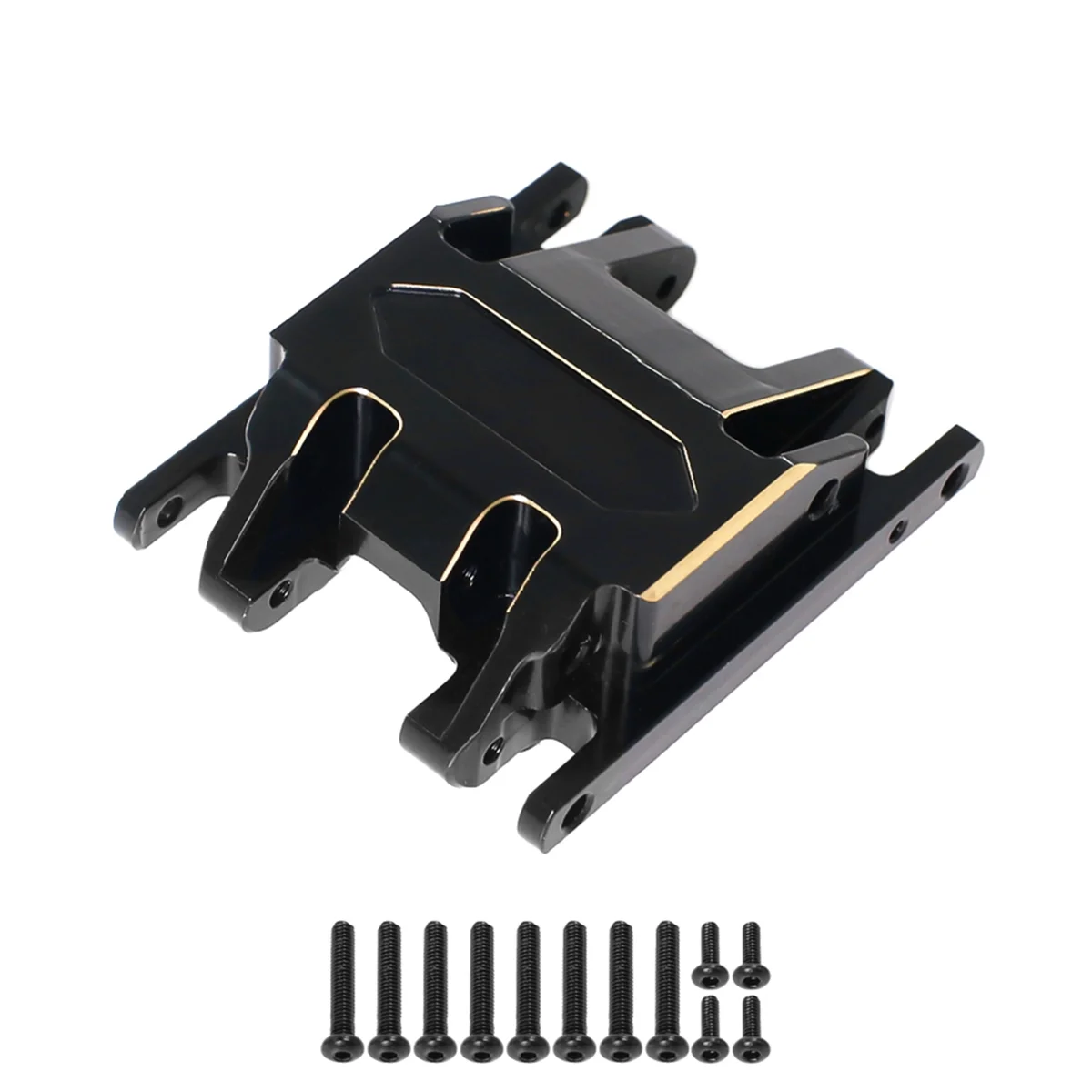 Brass Center Skidplate Gearbox Mount for Traxxas TRX4M TRX-4M 1/18 RC Crawler Car Upgrade Parts