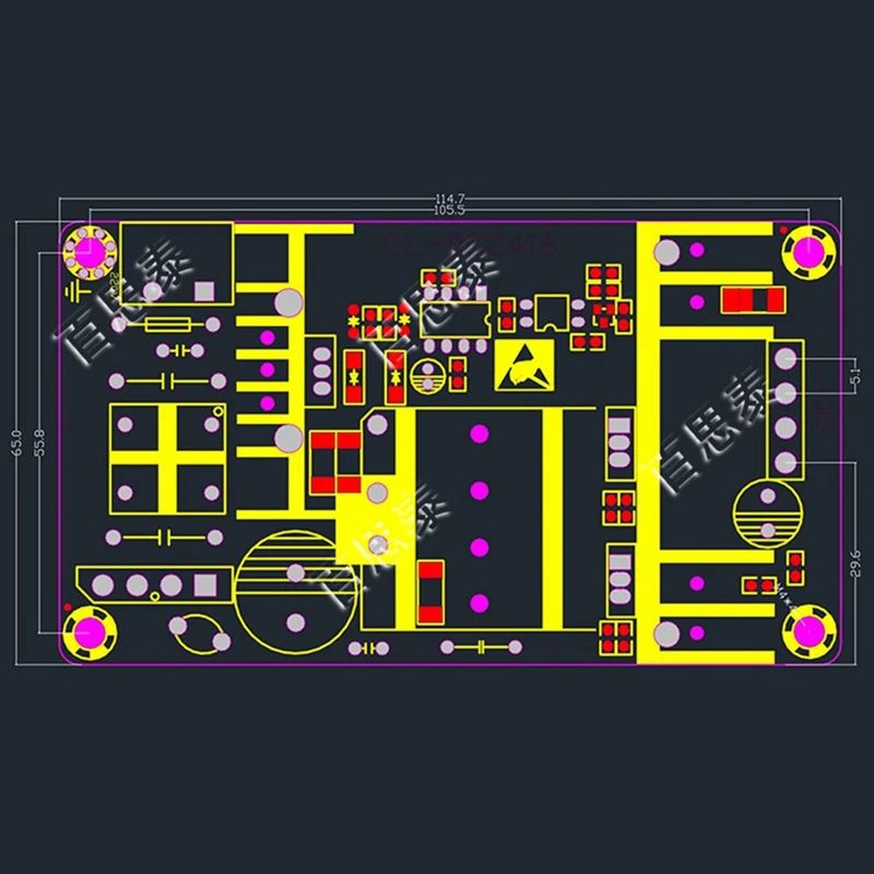 High-Power Industrial Power Module Bare Board Switching Power Supply Board DC Power Module DC2416 24V6A