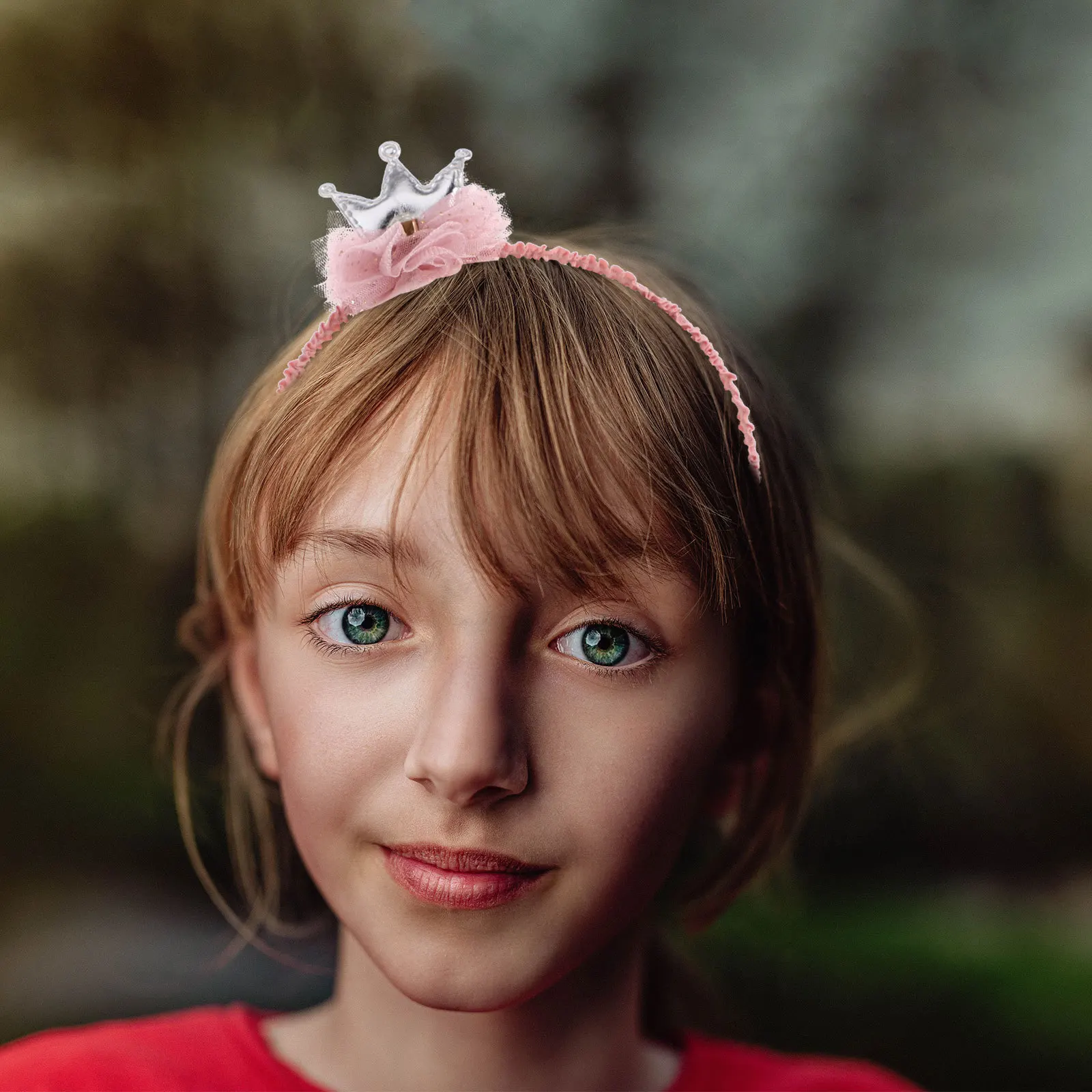 

Crown Headband Kids Size Comfortable Non-Fading Party Hair Hoop Girls Hair Accessories for Birthday Masquerade Christmas