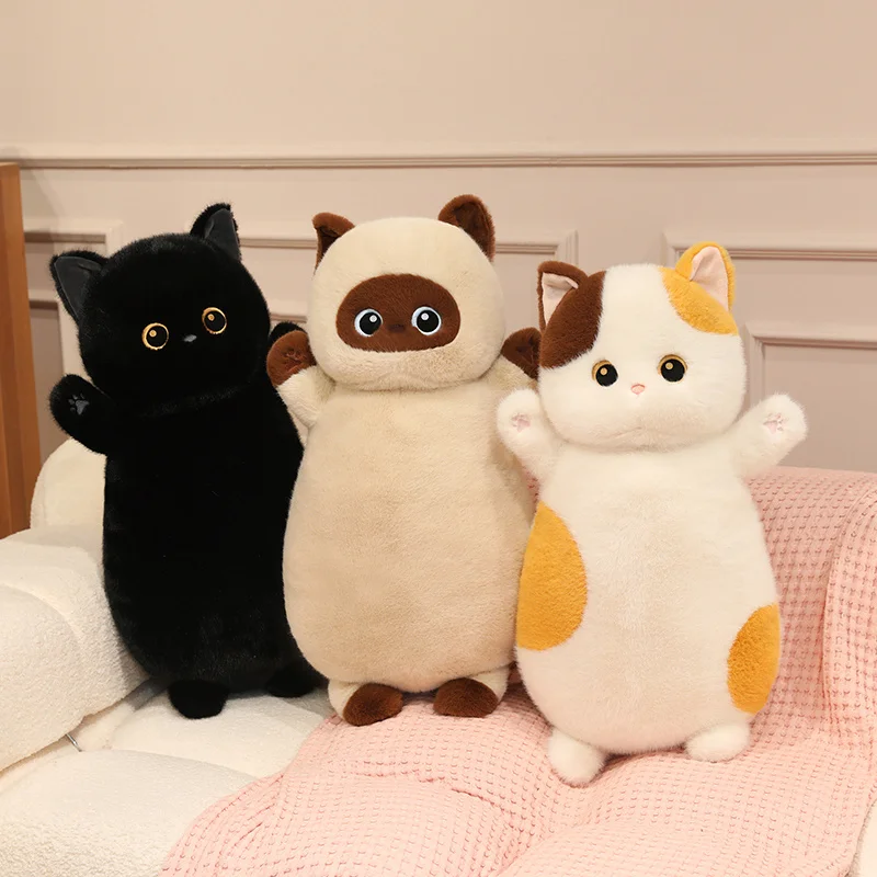 

Cat Plush Toy Companion Doll 65cm Multi Style Kitten Stuffed Pet Cat Doll Kid Birthday Xmas Gift