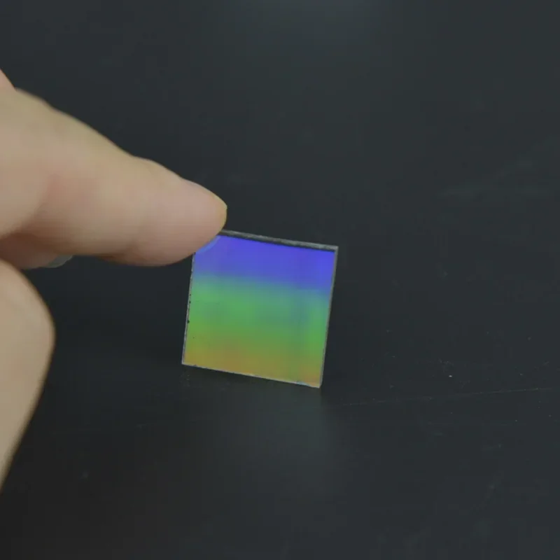 Optical Glass 20x20mm Laser Two-dimensional Orthogonal Holographic Diffraction Grating Original Cut Lines 300 500 600 1000 1200