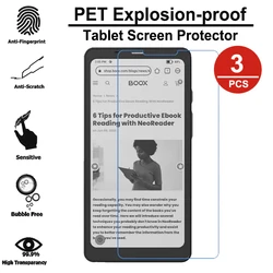 3PCS HD Nano Explosion-proof Anti-shock PET Film  For Onyx BOOX Palma Tablet Anti-scratch Clear Screen Protector Film Not Glass