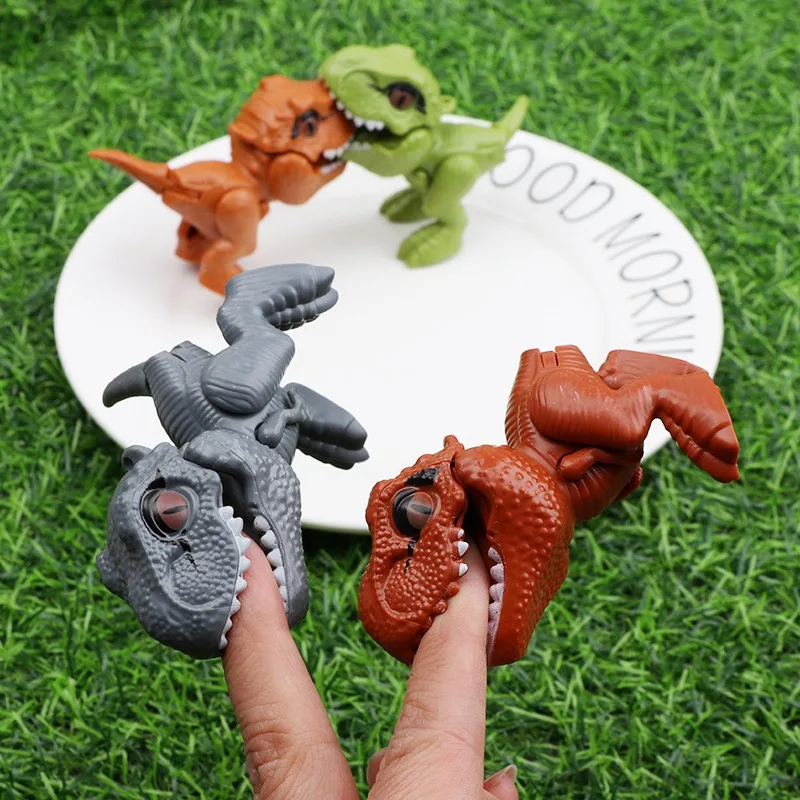 

Finger Dinosaur Toy Biting Action Design Tyrannosaurus Model Funny Tricky Kids Interactive Toy Birthday Gift