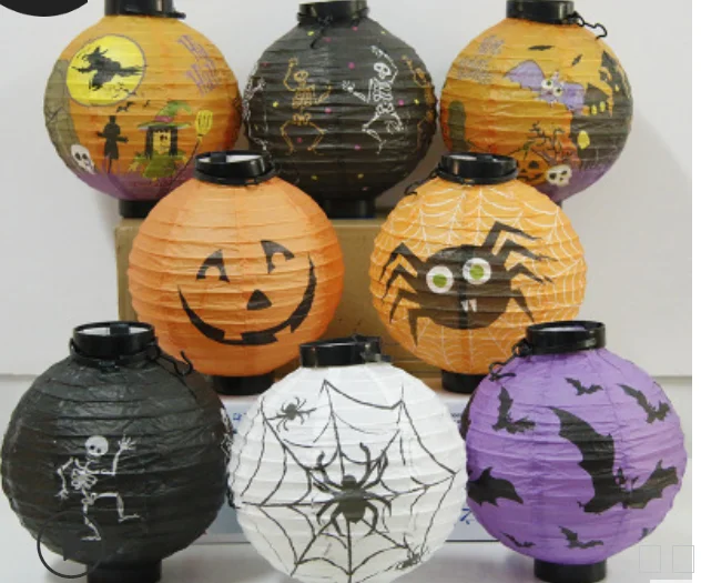 8 inch 20cm Halloween decorati - Halloween Pumpkin Decor Led ulasan dan harga