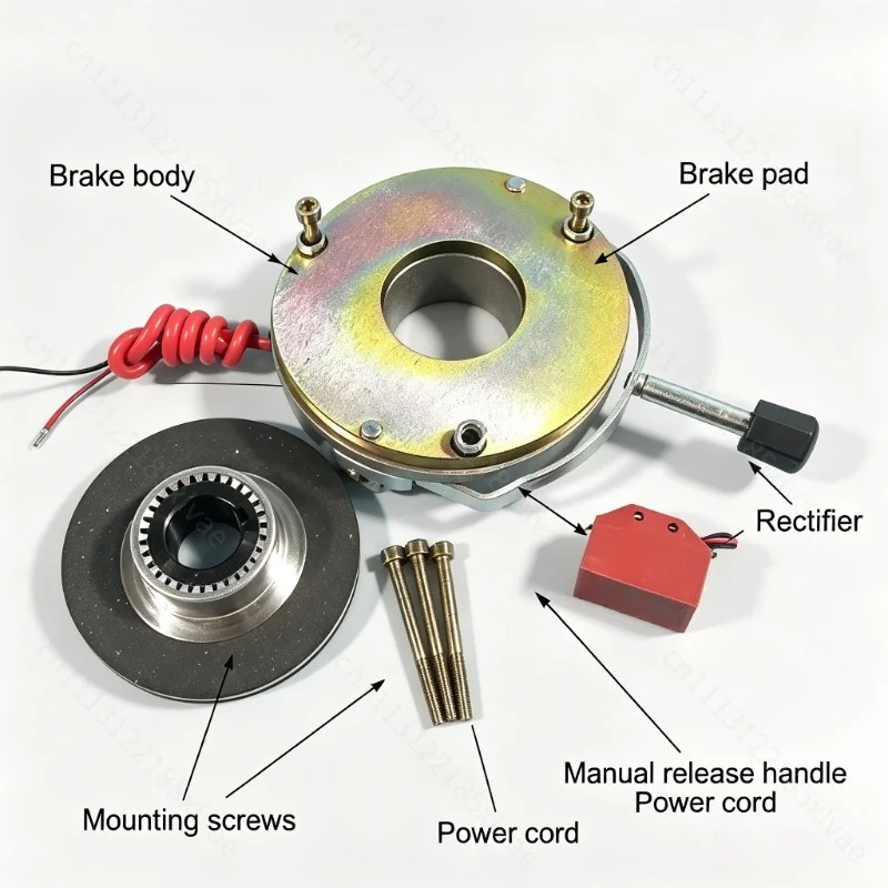 SDZ1-30 Fail Safe Electromagnetic Brake Power-off Holding Brake for Lifting Conveying YEJ100 Induction Motor DC99V