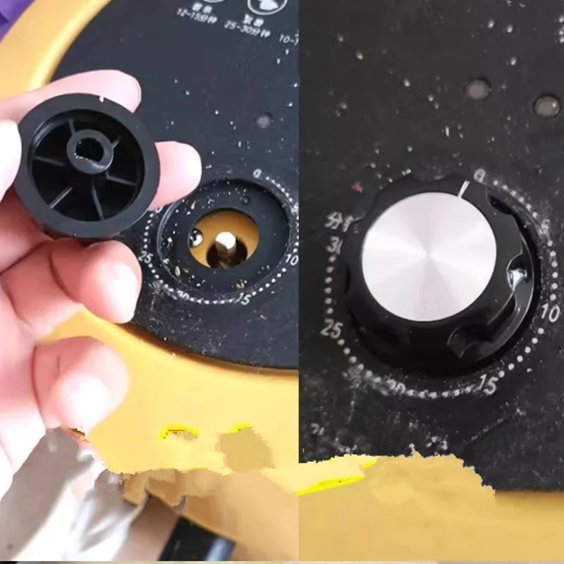 1PCS For Air Fryer Accessories KL50-G3 Timer Switch Knob Button D Type Timer Semi-circular Shaft Switch Pressure Cooker