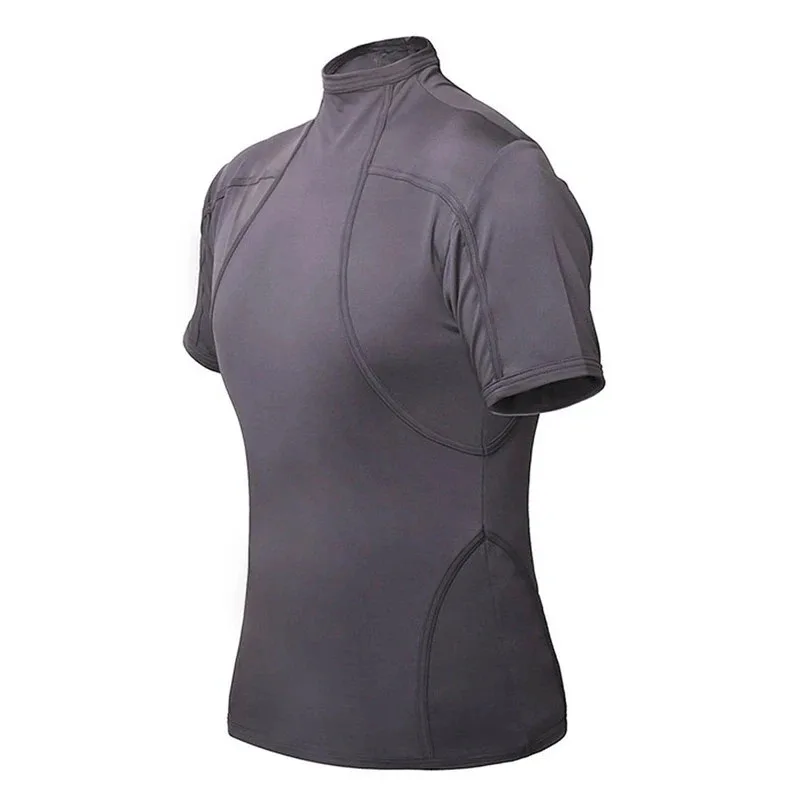 

Resident 4 Leon Kennedy Cosplay Costume Grey T-Shirt Summer Evil Tee For Man yj4k