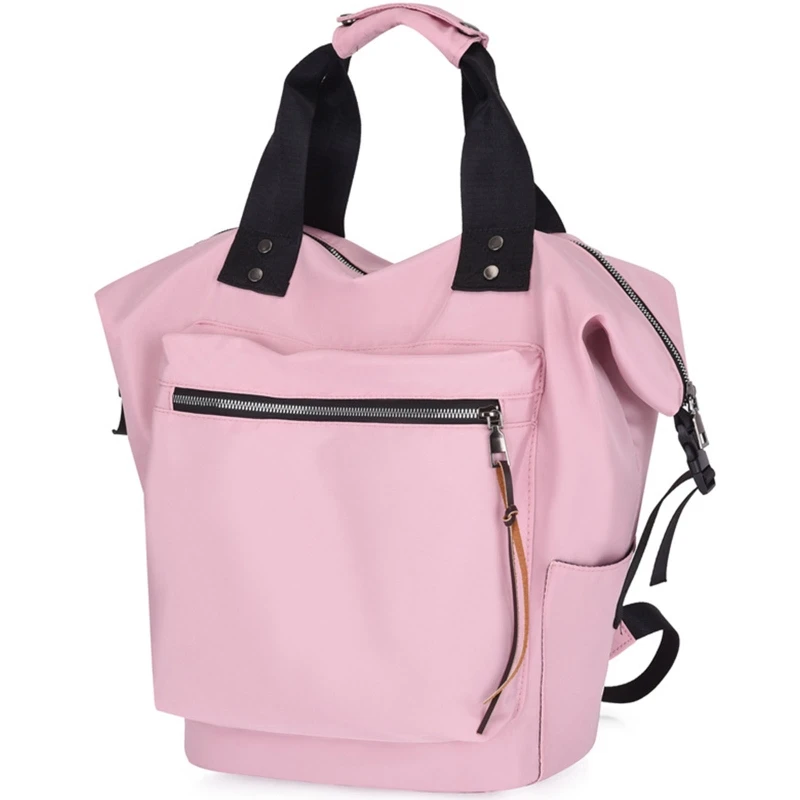 Mochila informal nailon para mujer, bolsas libros viaje capacidad para adolescentes y estudiantes, bolso