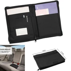 Car Interior Supplies Oxford Cloth Car Glove Box Organizer Storage Folder Multi-pocket Portable Document Storage Bag