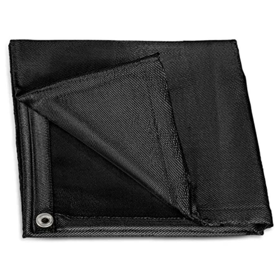 

Welding Blanket 6X6FT 972GSM Black Heavy Duty Welding Blanket Fireproof Welding Blanket 1/3" 8mm Thickness Welding Fireproof Th