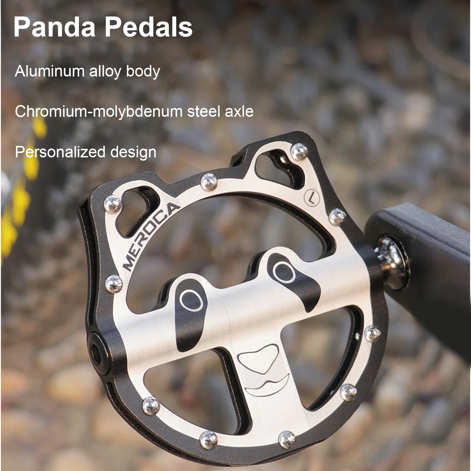 

Противоскользящие велосипедные педали Велосипедные педали Велосипедные педали из алюминиевого сплава с ЧПУ подходят с противоскользящими штифтами для шоссейных горных велосипедов