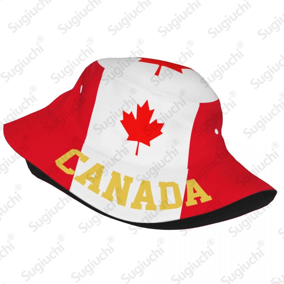 2026 Canada Socce 3D Flag Men Women Bucket Hat Outdoor Sun Protection Cap Breathable Mesh For Fisherman Camping Hiking