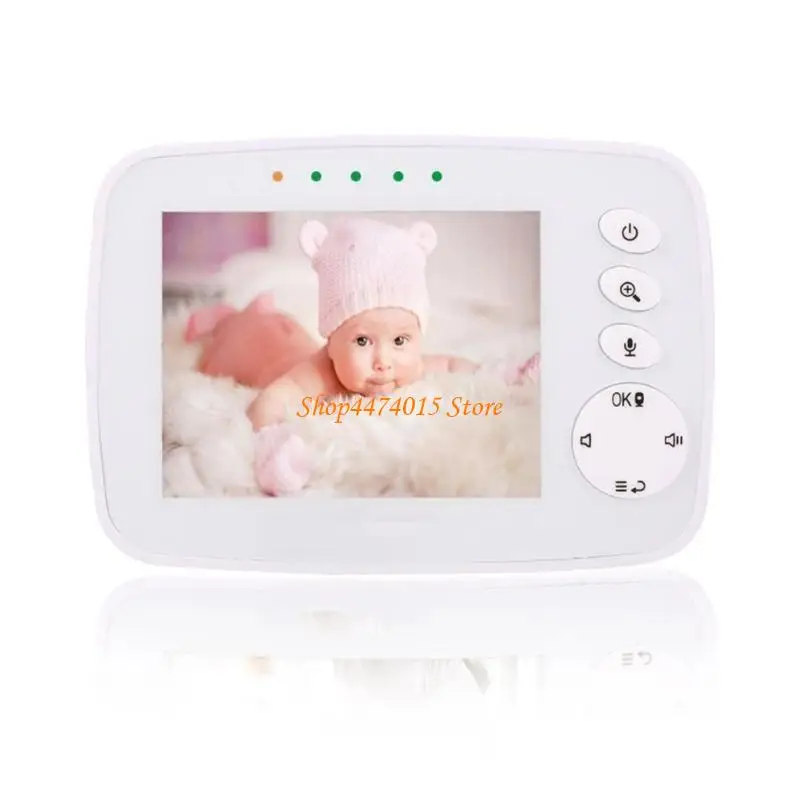 K1AA Video Baby Monitor with Camera and Night-Vision Large LCD Display Two-Way Talk