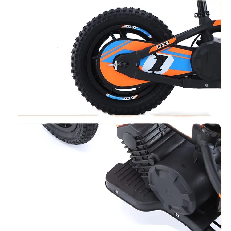 Factory Direct Wholesale 12 16 Inch Kids Electric Balance Bike 21V200W Outdoor Scooter Bike image 5
