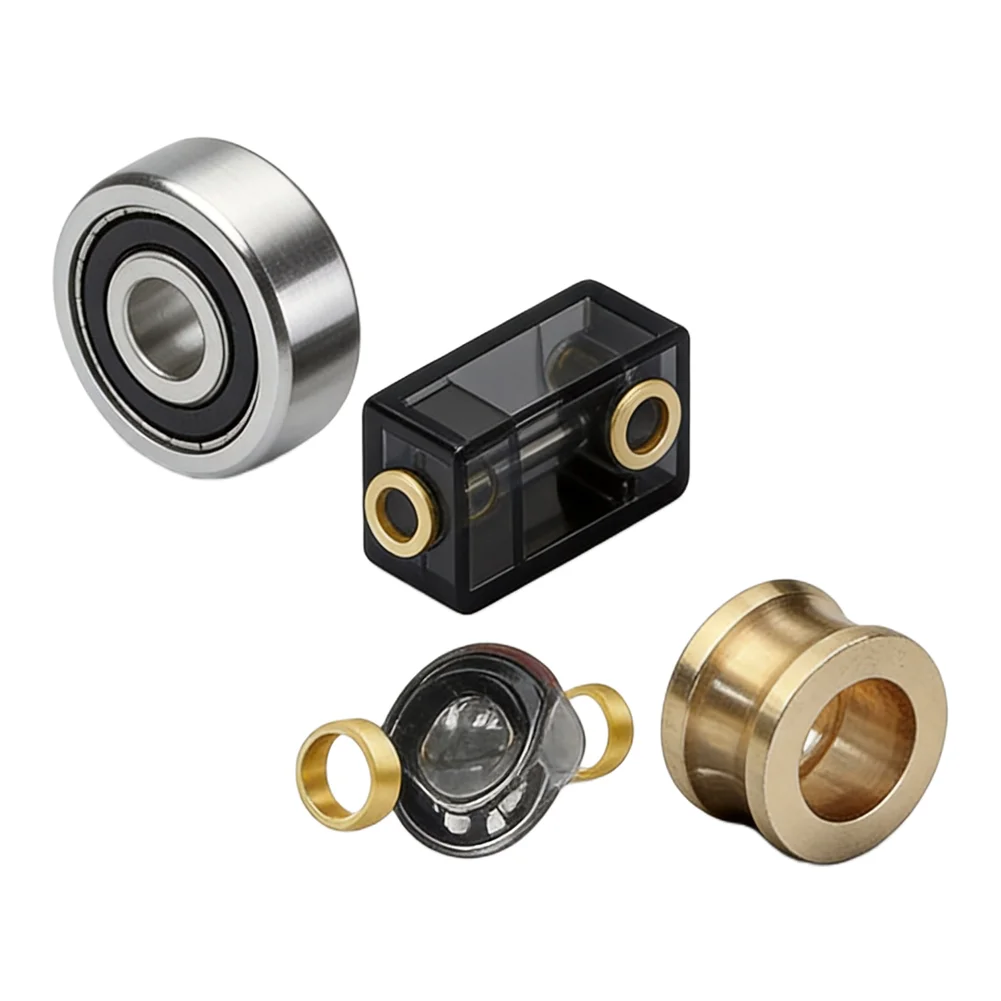Adjustable Roller for Sliding Doors and with Copper Wheel Suitable for Track Width Greater Than 16 Millimeters