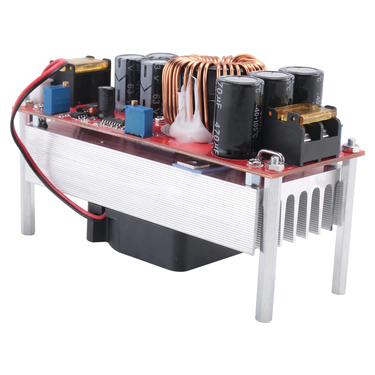 M16K1800W DC DC Voltage Converter CV Boost Converter Step Up Adjustable Module Power Supply 40A 10V-60V to 12V-90V Regulator