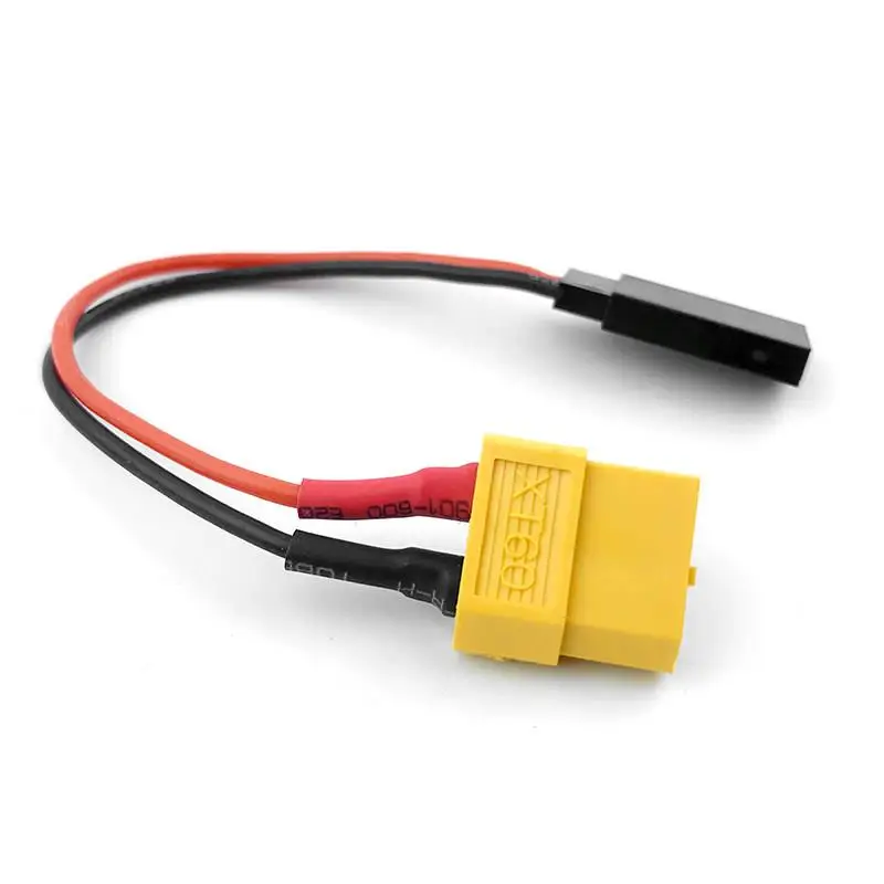 Compatible with Servo Dupont Male/Female to XT60 Female/Male Adapter Cable RC Drone Battery Charging Wire for FPV Transmitter