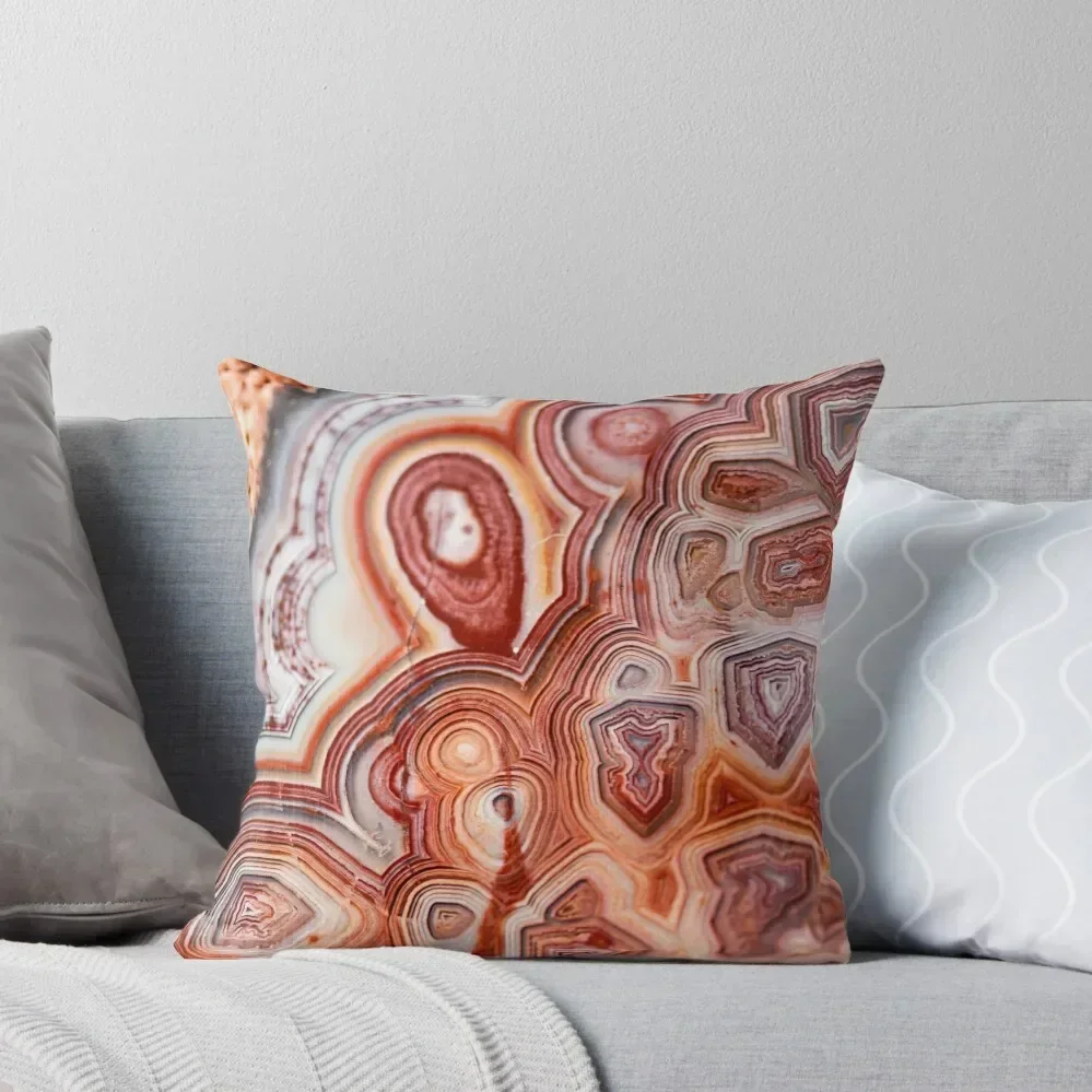 

Geode pattern - Thinking of red mountains Throw Pillow Christmas Pillow Covers Christmas Pillow Cases