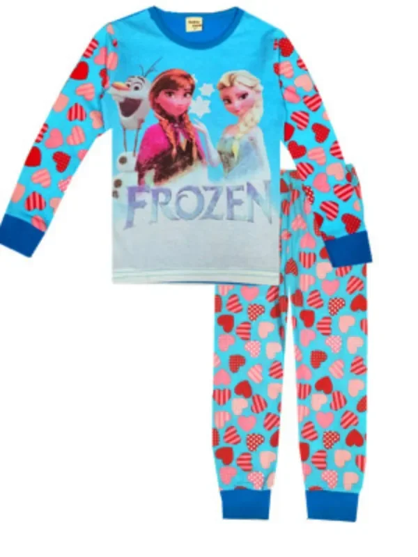 Children Pajamas Sets Boys Cartoon Cars Spiderman Frozen Anna Elsa Nightwear Girls Family Kids Clothes Sleepwear Baby Pyjamas