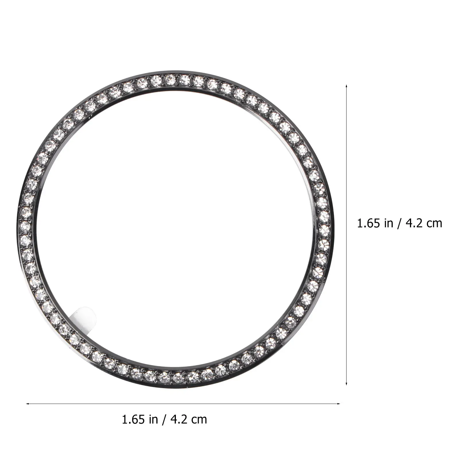 Alloy Diamond Bezel Ring Compatible with Galaxy Watch 42Mm Shiny Scratch Resistant Collision Protector Fashion Upgrade Smart