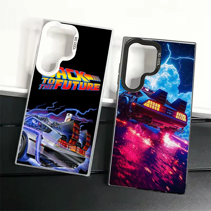 Back To The Future Soft Phone Case for Samsung Galaxy S24 S25 FE S26 Edge S23 Ultra S22 Plus S21 + Shockproof Cover Back Shell