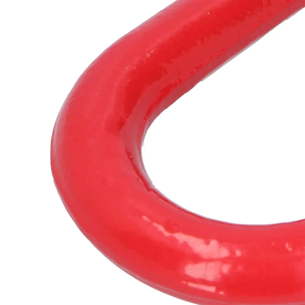 

Durable Alloy Steel Safety Hook Red Eye Hook Crane Hook 1T Capacity Grab Hook Industrial Use
